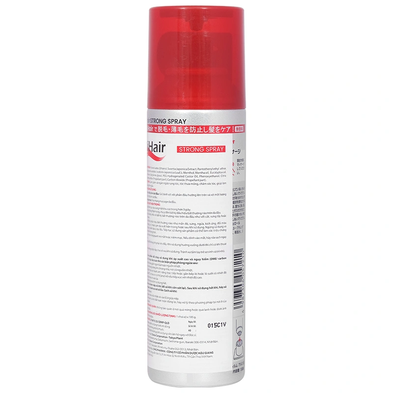 Xịt dưỡng tóc Rihair Strong Spray hỗ trợ ngăn rụng tóc chai 185g - 1